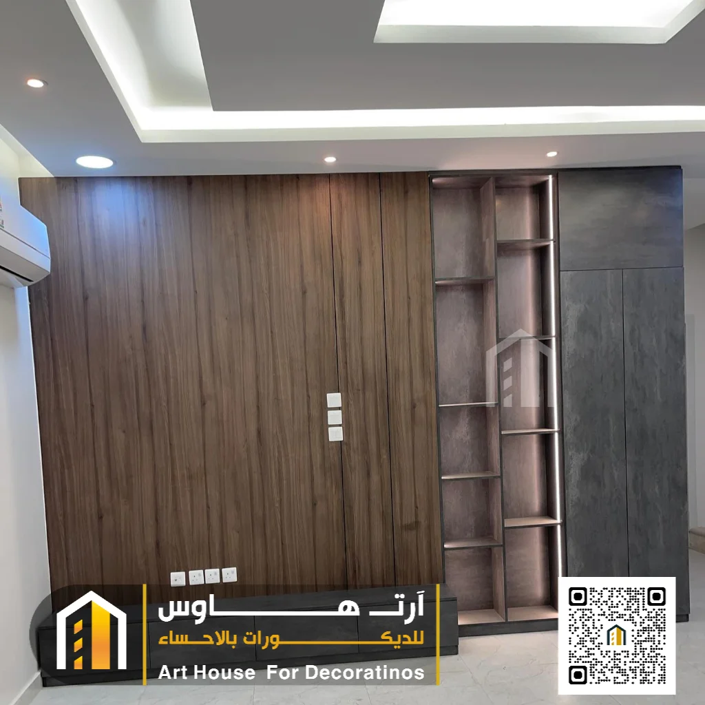 ديكورات أخشاب طبيعية في الأحساء